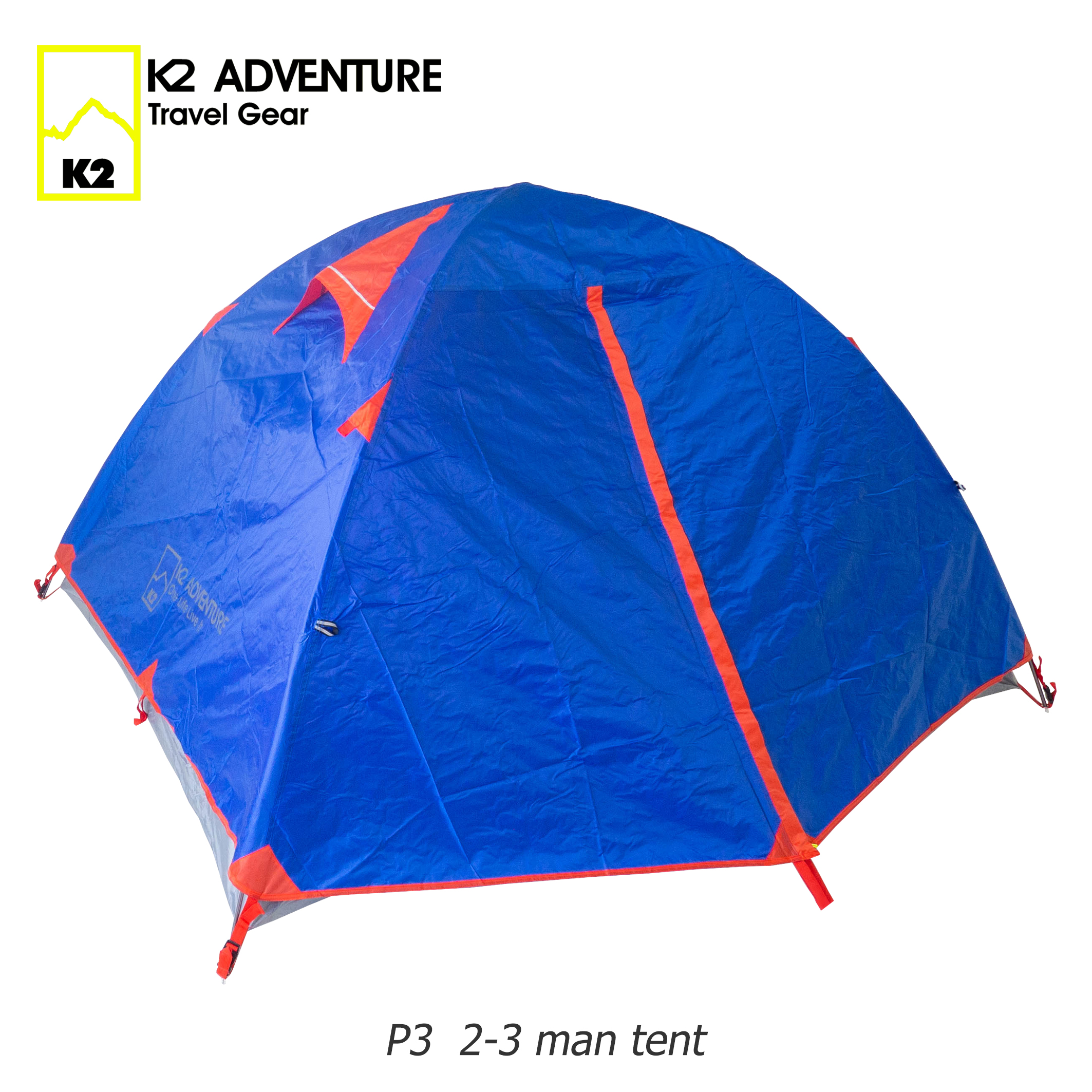 เต็นท์ K2 Adventure P3 สีน้ำเงิน